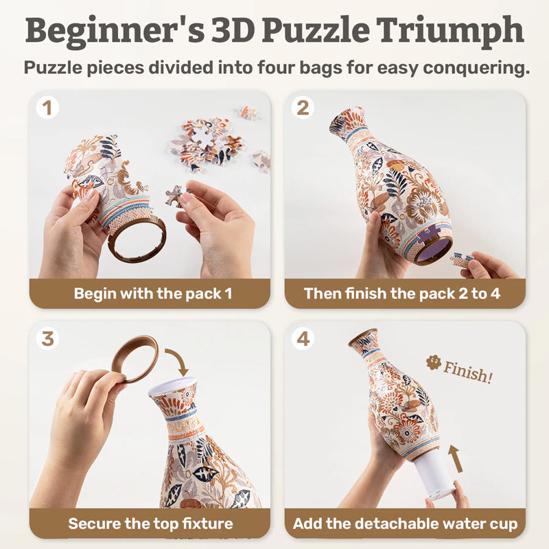 CraftVase™ | 3D creatieve puzzelvaas