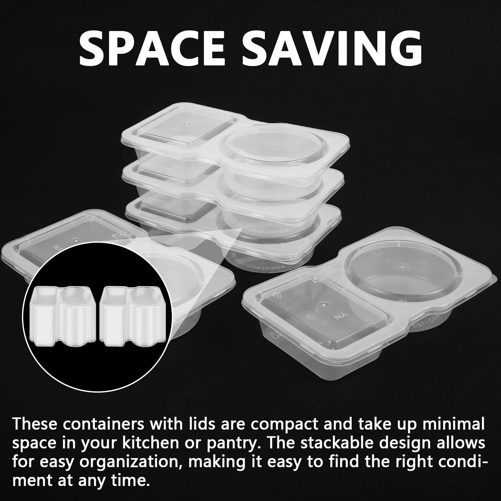 CondiBox⢠| Houd je snacks en sauzen netjes gescheiden!