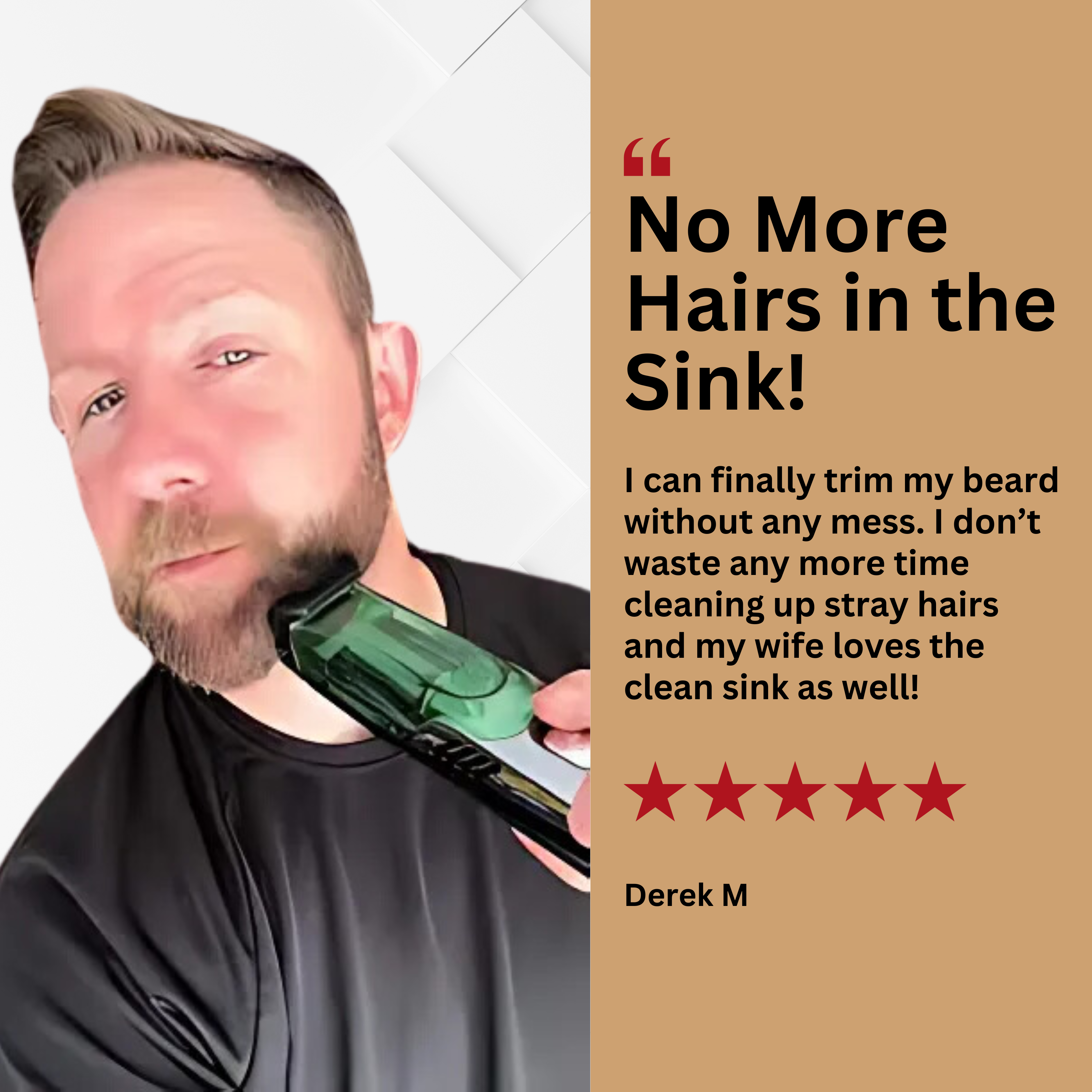 VacuShave⢠| Snoerloos vacuüm scheerapparaat