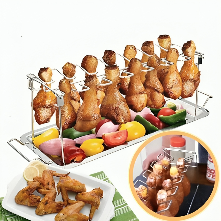 TIJDELIJK 50% KORTING | RackRoast™ | Geen aangebrande bodems of ondergekookte bijgerechten meer!