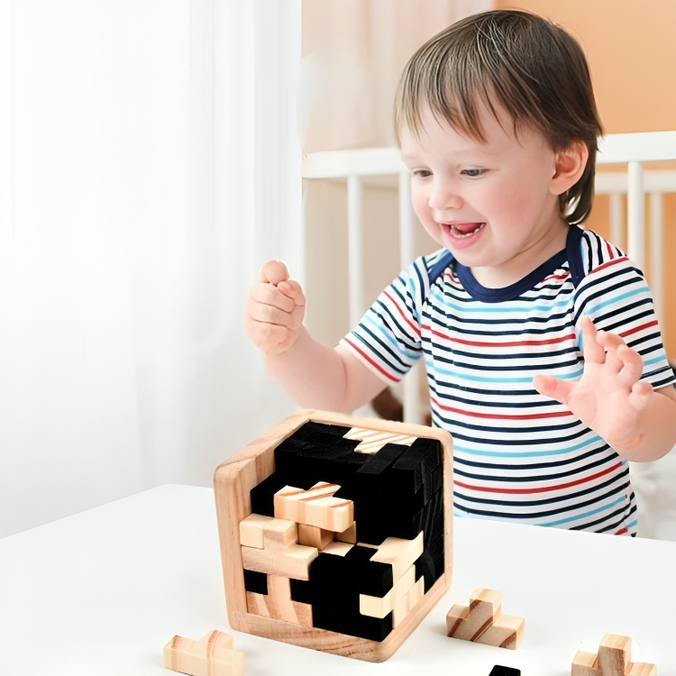 TIJDELIJK 50% KORTING | MindMaze⢠| 3D intelligent houten puzzelspel