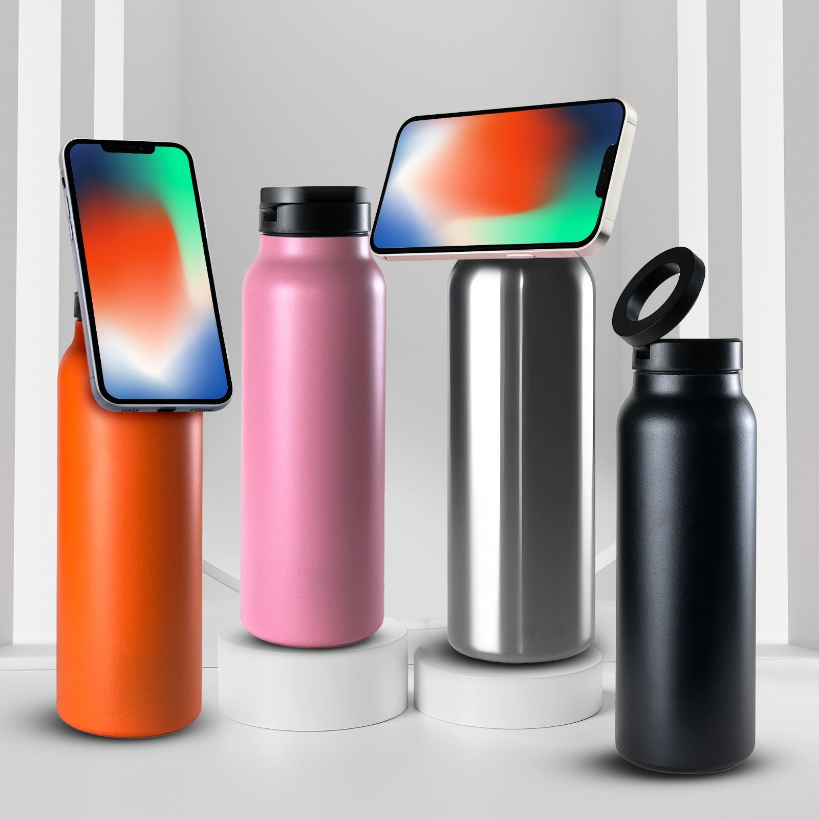 MagFlask™ | Magnetische Telefoonhouder Geïsoleerde Waterfles