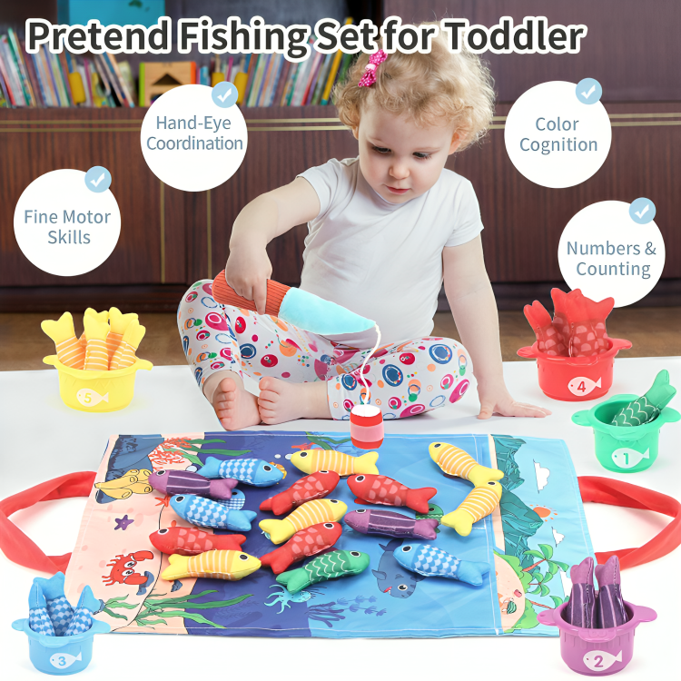 TinyFisher™ | Een leuke manier om getallen en kleuren te leren!