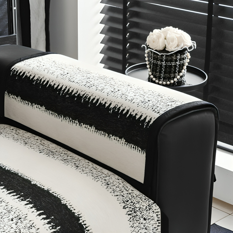 SnugCover™ | Universele antislip gestreepte bankhoes