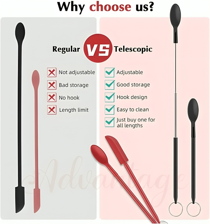 FlexiSpoon⢠| Intrekbare minilepel van silicone