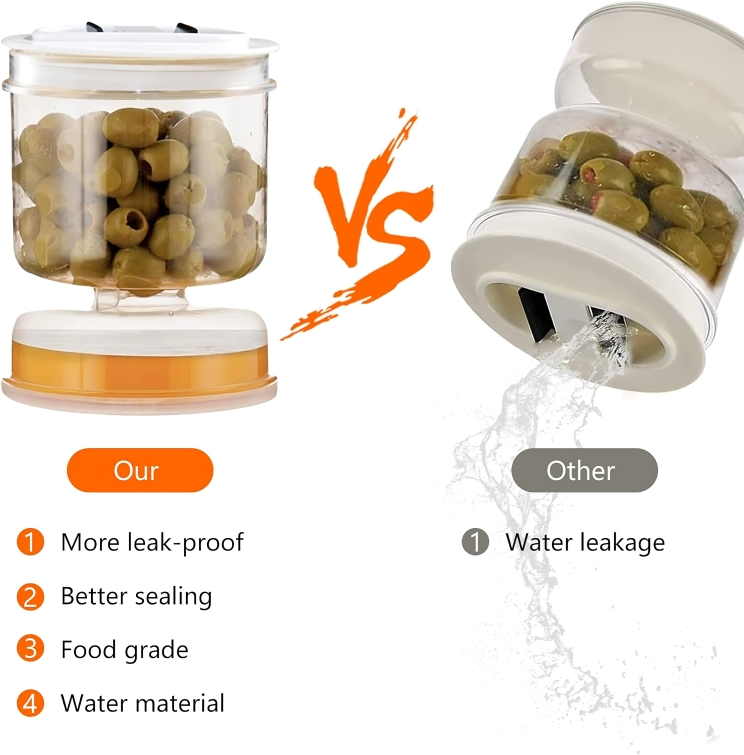 FlipJar⢠| Potje Augurken En Olijven Met Zeef