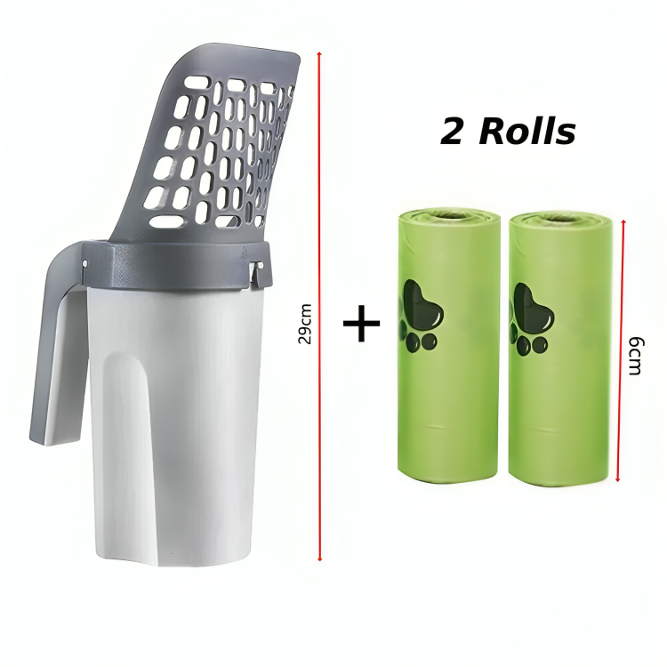 KittyShovel™ | Snel en gemakkelijk kattenbakvulling schoonmaken!