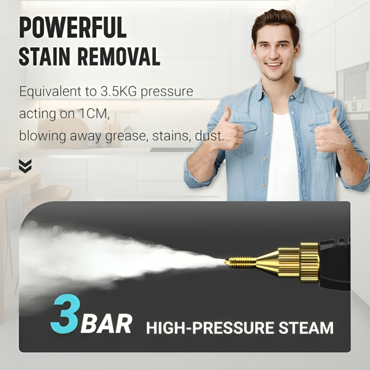 TurboSteam⢠| Hogedruk stoomreiniger