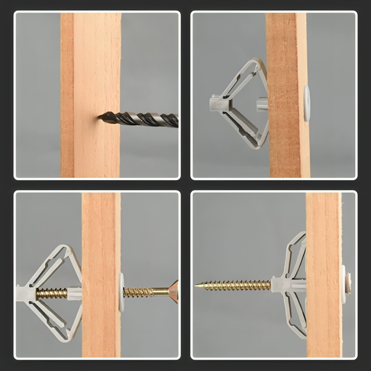SecureScrew™ | Vliegtuig / Vlinder verlengbuizen & verzonken schroeven