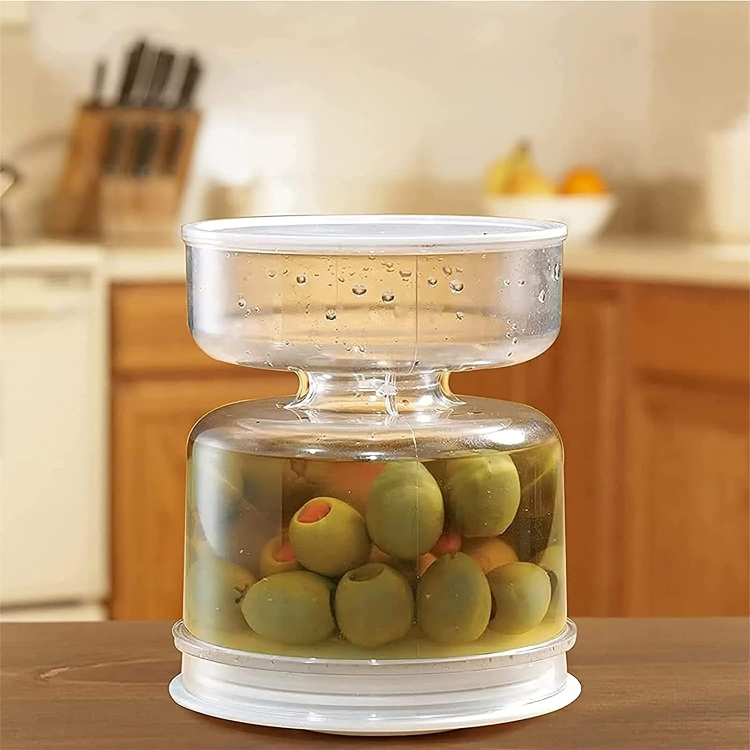 FlipJar⢠| Potje Augurken En Olijven Met Zeef