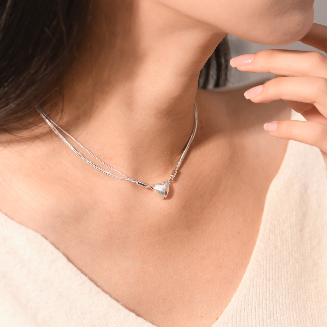 HeartLink⢠| Magnetische hart ketting