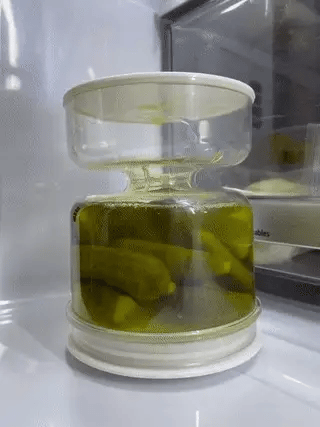 FlipJar⢠| Potje Augurken En Olijven Met Zeef