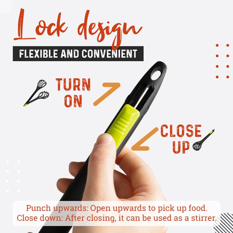 VersaTongs⢠| Kloppen, roeren, draaien - allemaal met één enkel kookgerei!