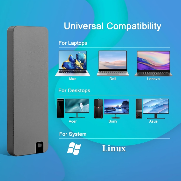 BlitzSpeed⢠| Draagbare mini externe harde schijf