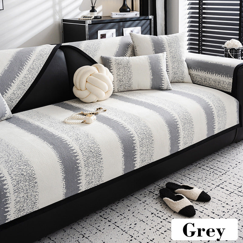 SnugCover™ | Universele antislip gestreepte bankhoes