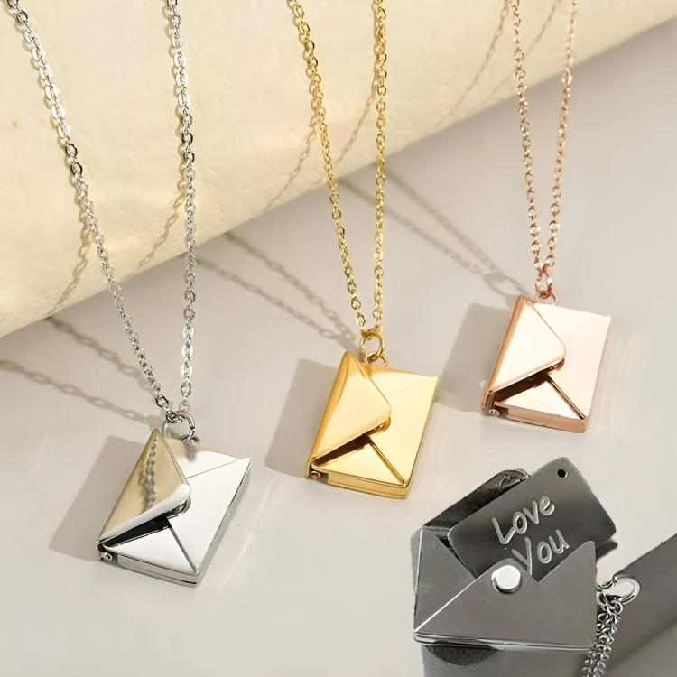 LoveNote⢠| Eeuwige Liefdesbrief Ketting