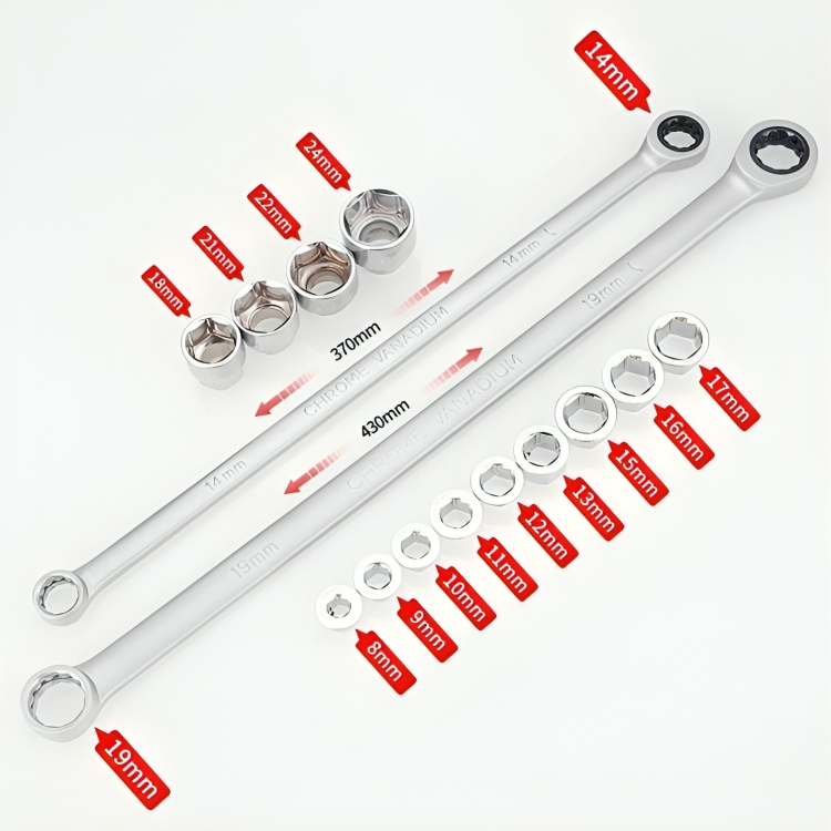 TIJDELIJK 50% KORTING | FlexiWrench™ | 15-Delige Ratelsleutelset