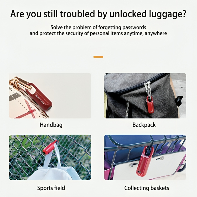 50% OFF VANDAAG | EvoLock⢠| Biometrisch mini hangslot