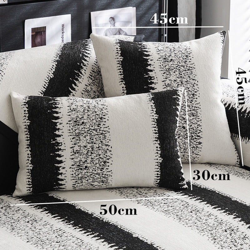 SnugCover™ | Universele antislip gestreepte bankhoes