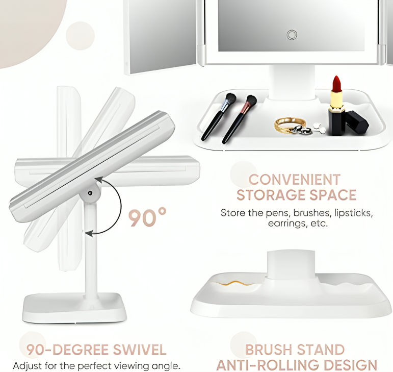 TIJDELIJK 50% KORTING | LuxeMirror⢠| De perfecte spiegel voor jou!