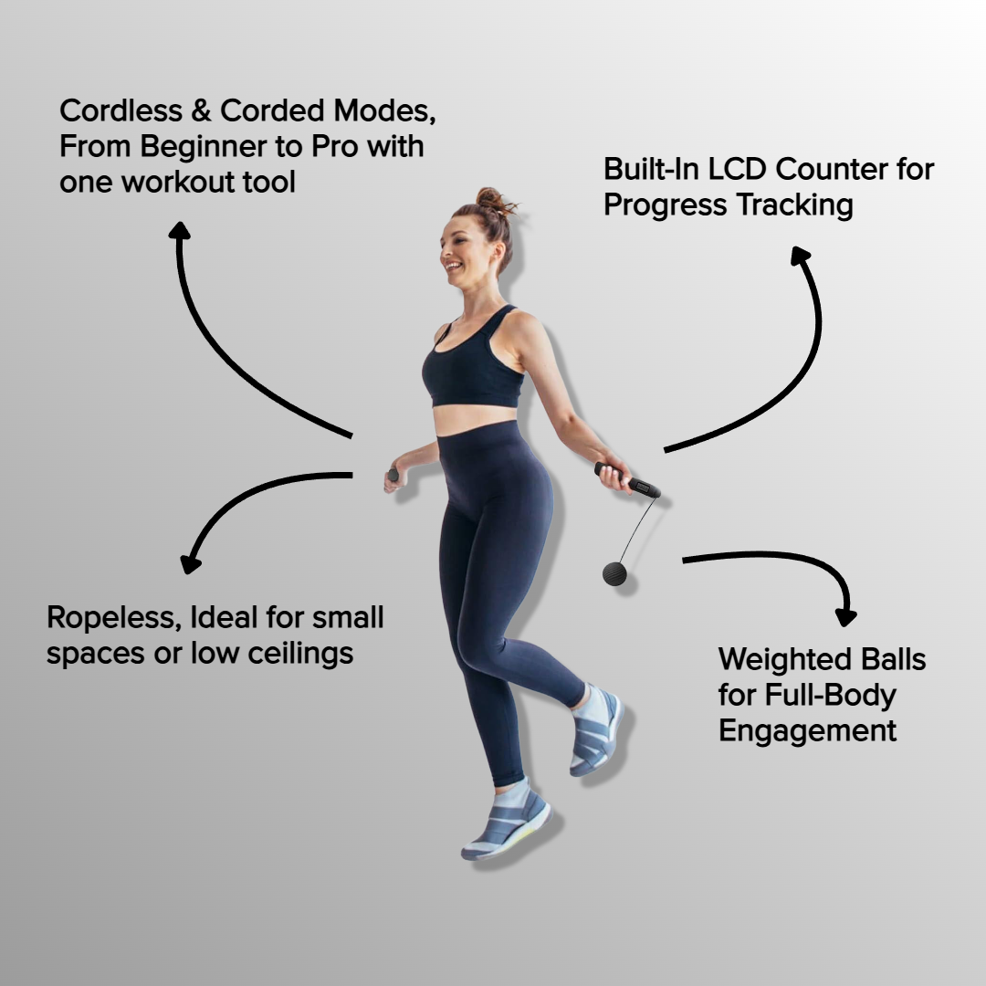 AirJump™ | Verbrand calorieën zonder de stress van een touw!