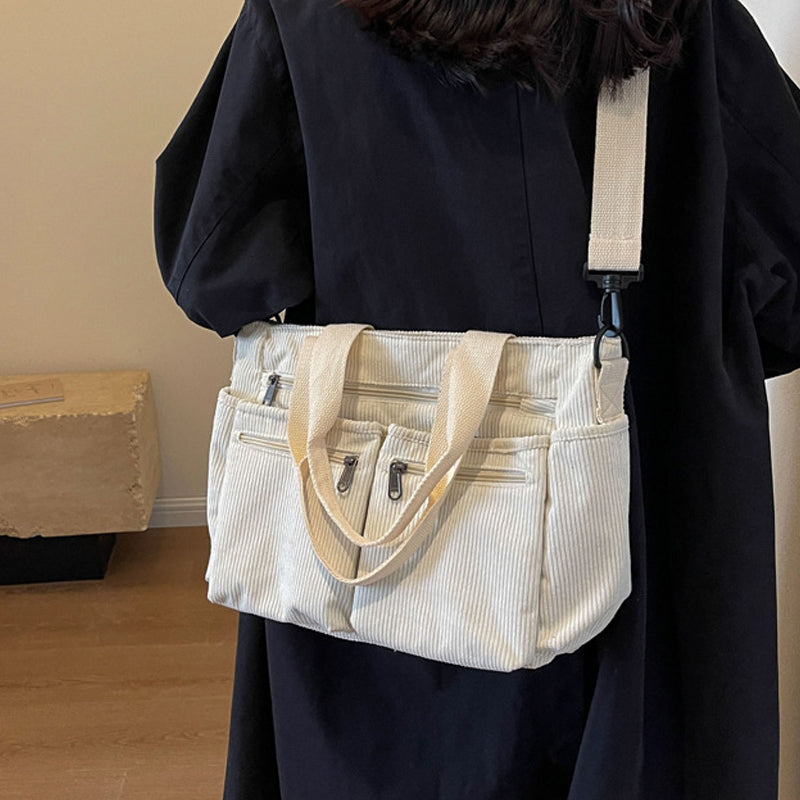 CordyBag⢠| Grote Corduroy Tas