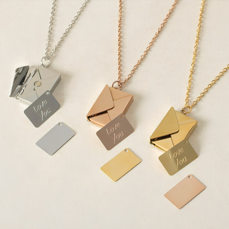 LoveNote⢠| Eeuwige Liefdesbrief Ketting