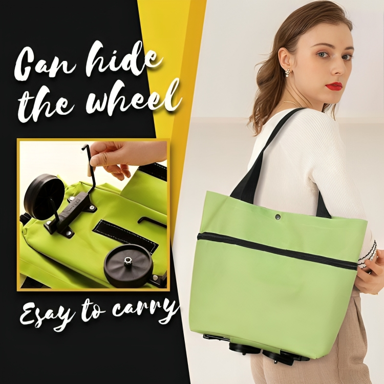 TIJDELIJK 50% KORTING | TrolleyTote™ | Gemakkelijk boodschappen doen!