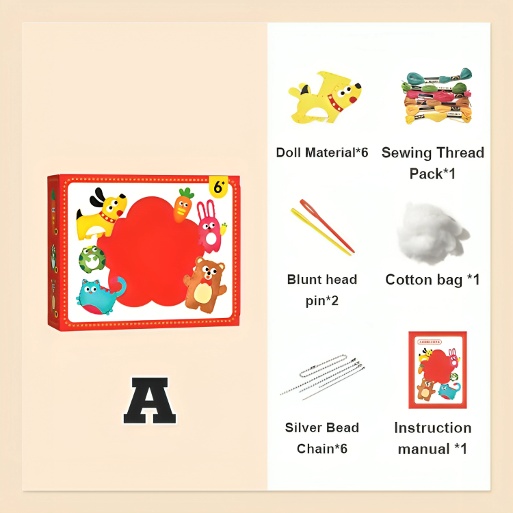 TIJDELIJK 50% KORTING | SewPals⢠| Leuk doe-het-zelf naaisetje voor kinderen