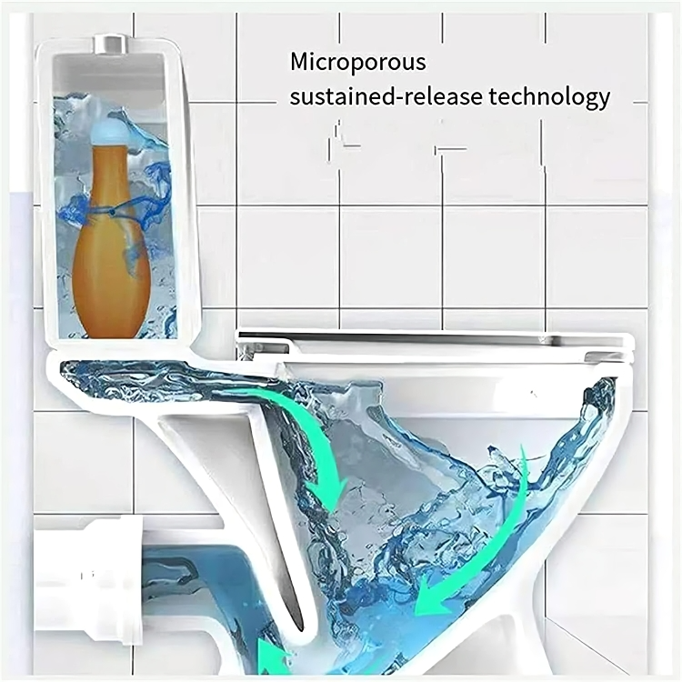 1 + 1 GRATIS VANDAAG | CleanStrike⢠| Bowling pin-vormige toiletpotreiniger