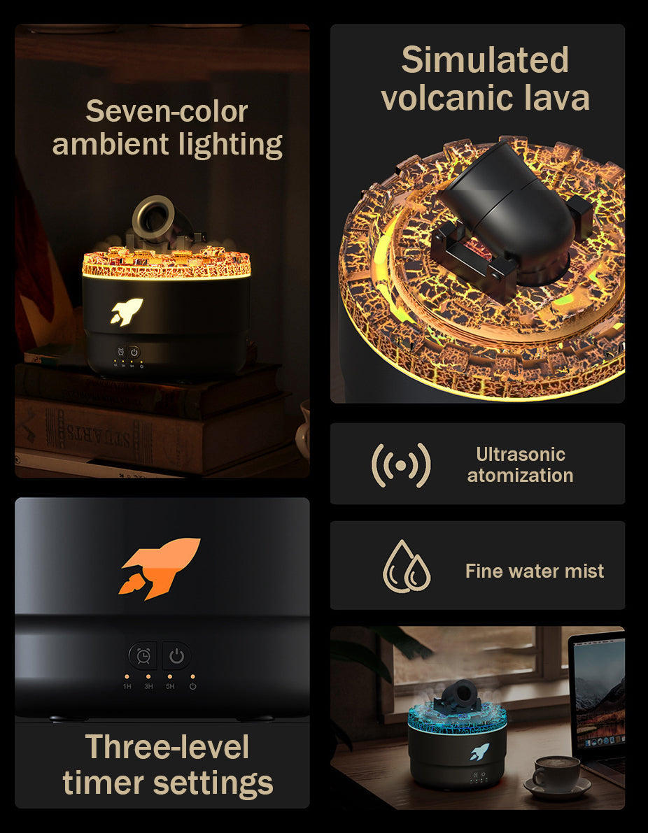 AromaBlast™ | Cannon lava humidifier aroma diffuser