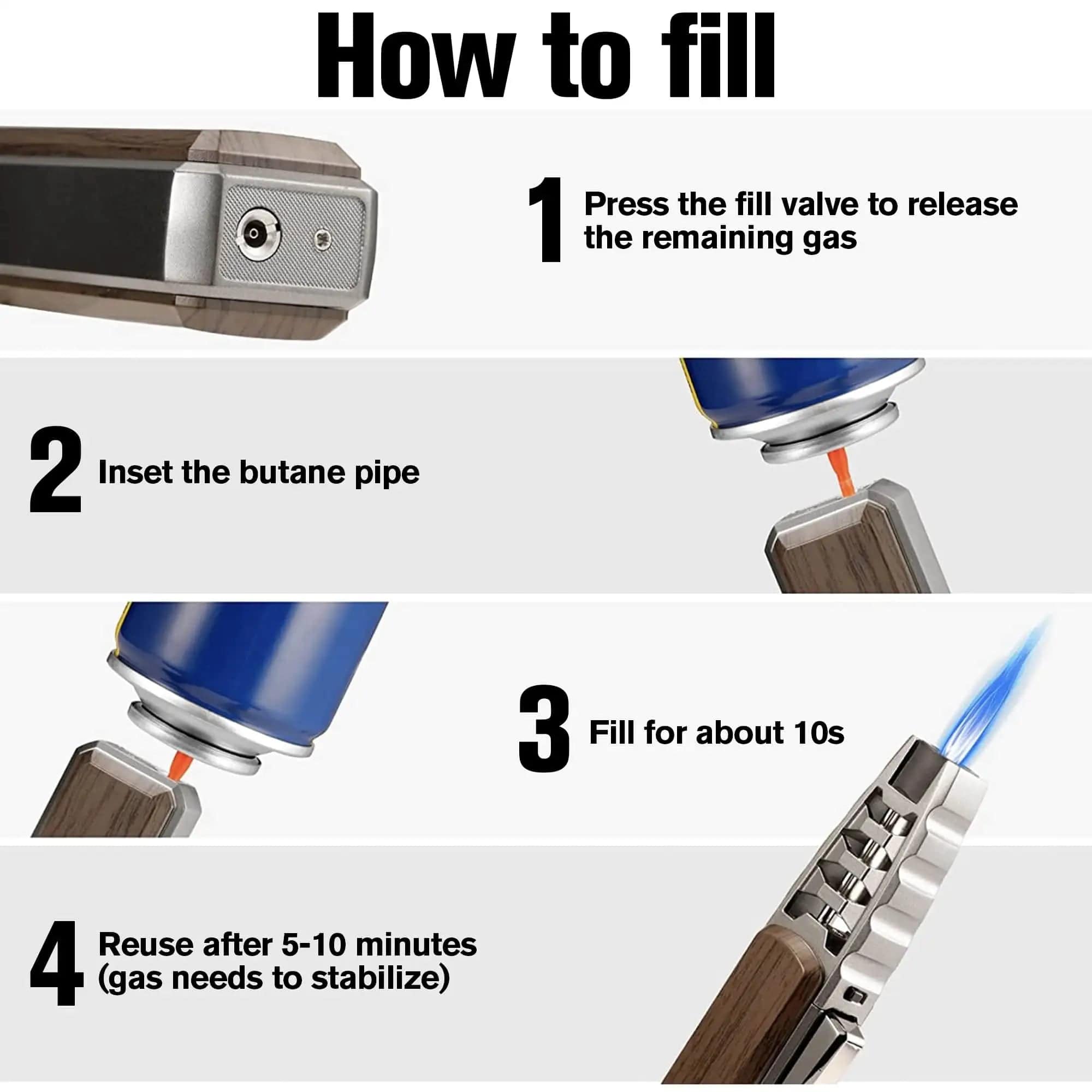 TIJDELIJK 50% KORTING | BlazePro⢠| Torch Blauwe Vlam Gasaansteker