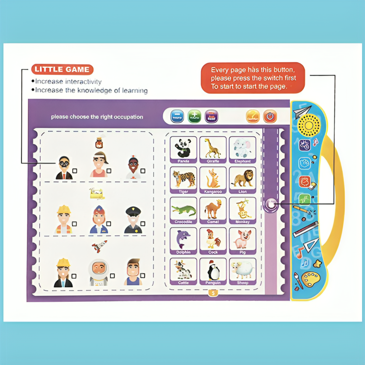 TIJDELIJK 50% KORTING | LinguaPal⢠| Laat kinderen woorden ontdekken door geluid en aanraking!