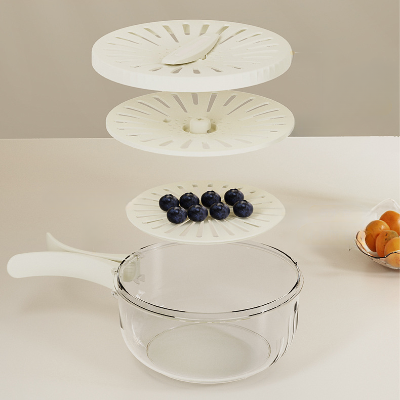 PrepNest⢠| Afvoerkorf met draaiend deksel