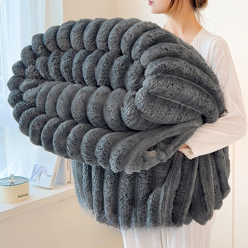 FluffyWrap⢠| Knusse lakenhoes - pluche deken