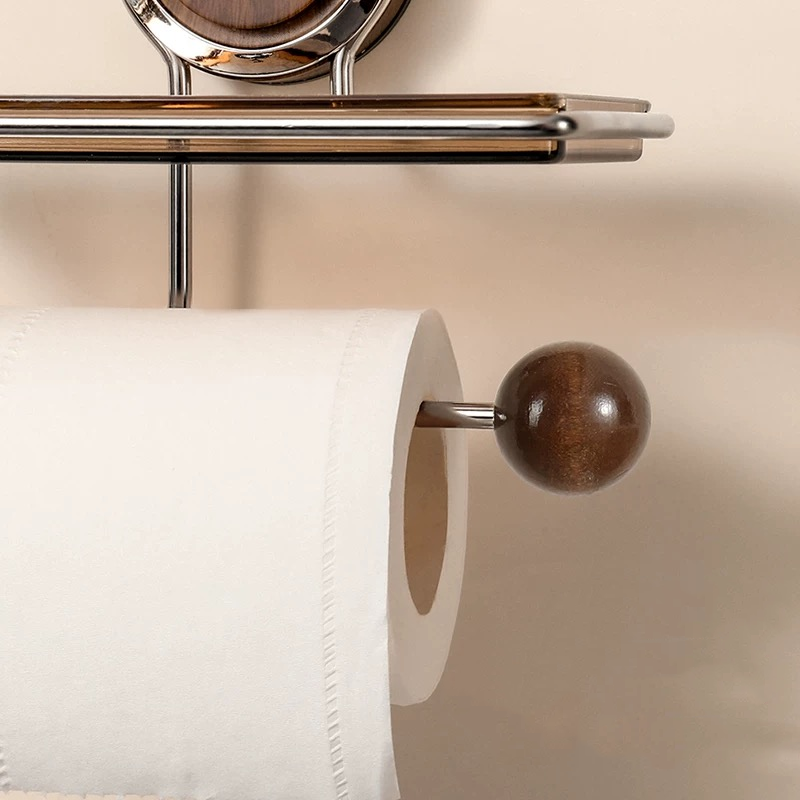 StickNRoll⢠| Boorvrije toiletrolhouder met zuignap