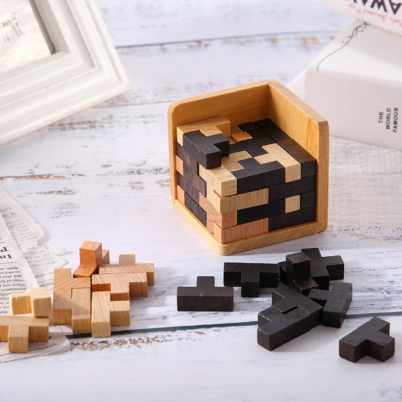 TIJDELIJK 50% KORTING | MindMaze⢠| 3D intelligent houten puzzelspel