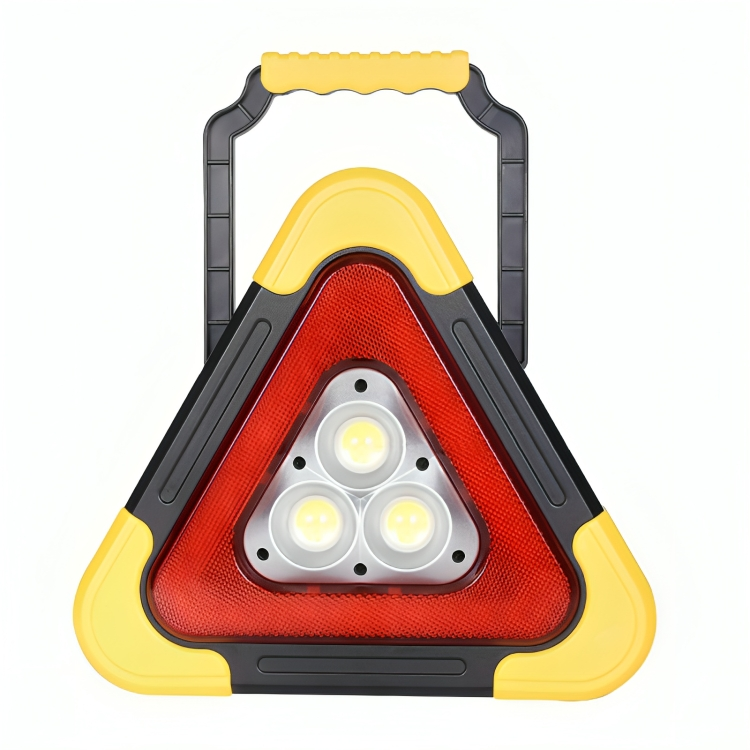RoadSafe⢠| Driehoekige noodseinlamp op zonne-energie