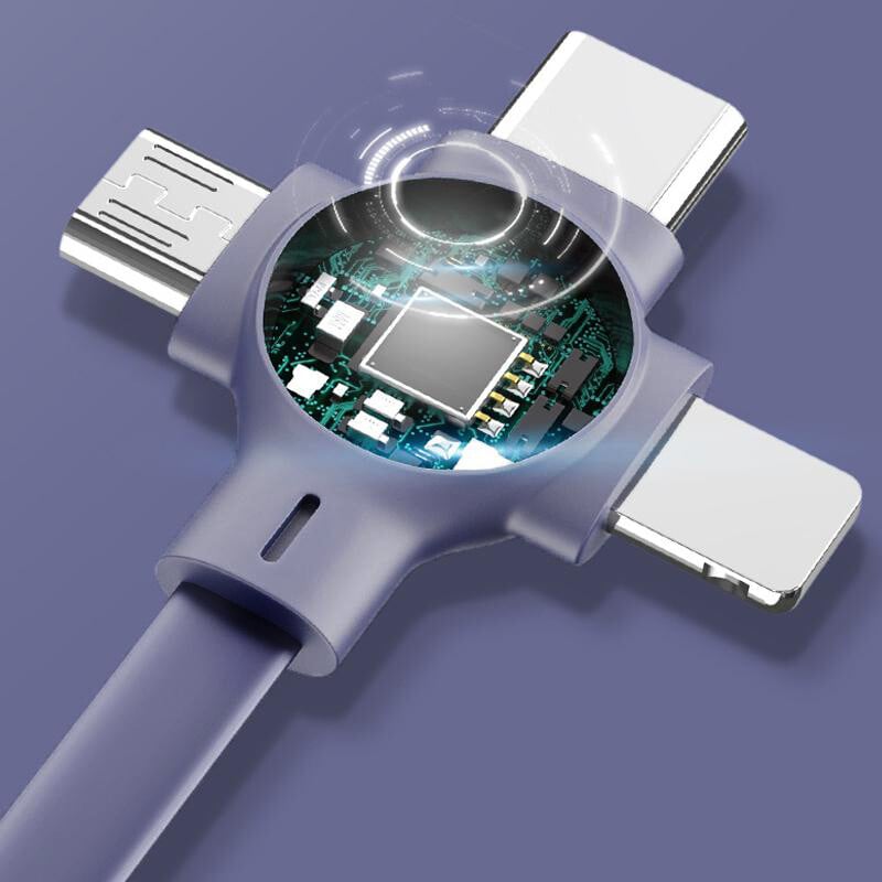 ChargeHub™ | 3-in-1 USB-snellaadkabel