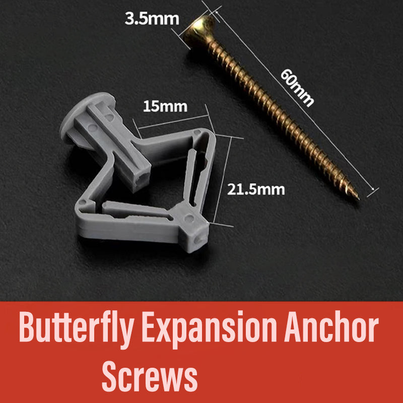 SecureScrew™ | Vliegtuig / Vlinder verlengbuizen & verzonken schroeven
