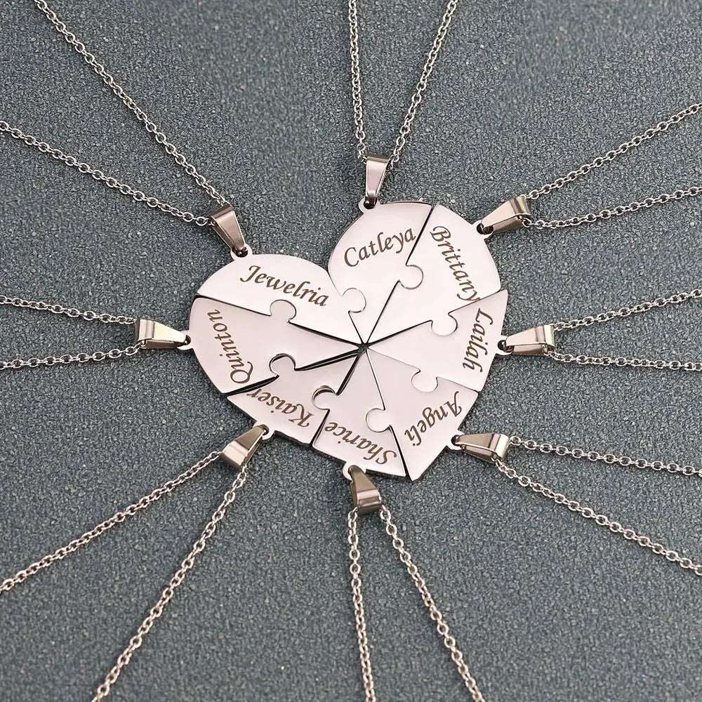 LoveFragment™ | Gepersonaliseerde hartpuzzelketting