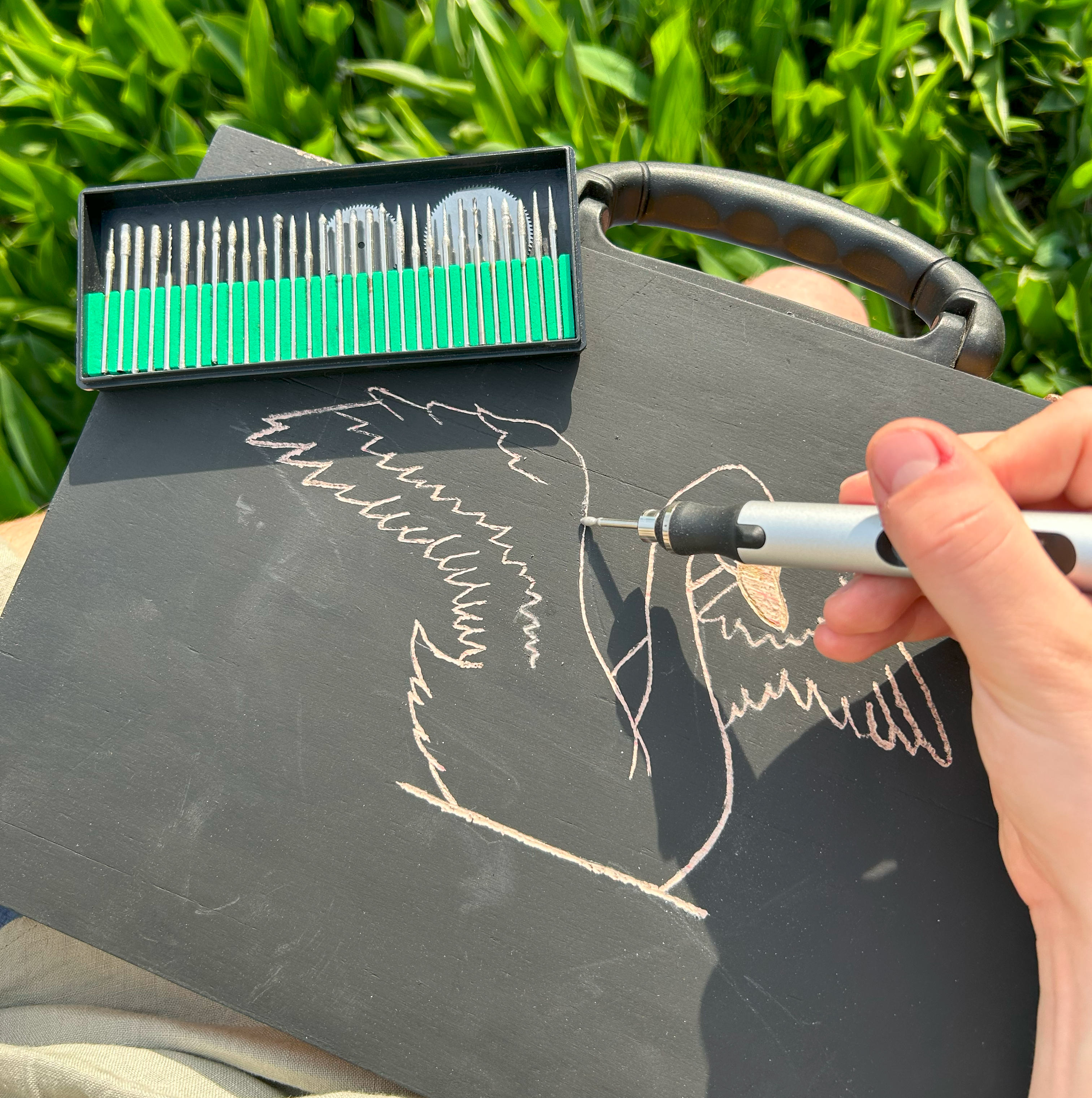 TIJDELIJK 50% KORTING | CraftScribe™ | Draagbare graveerpen