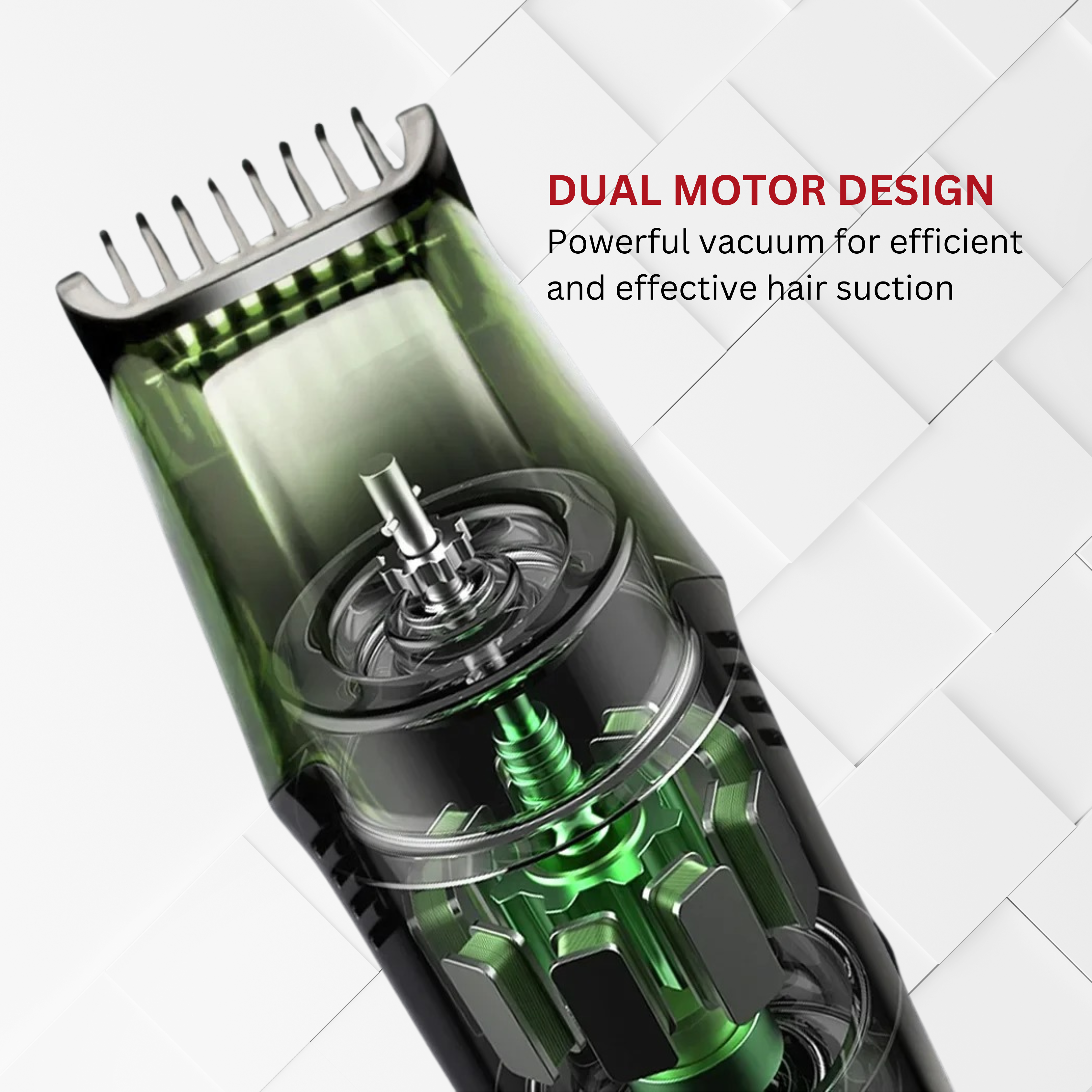 VacuShave⢠| Snoerloos vacuüm scheerapparaat