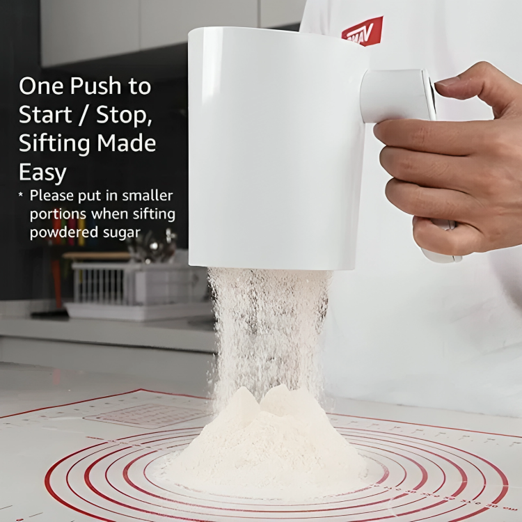 SiftWhiz⹠| Perfect gezeefd meel met één druk op de knop!