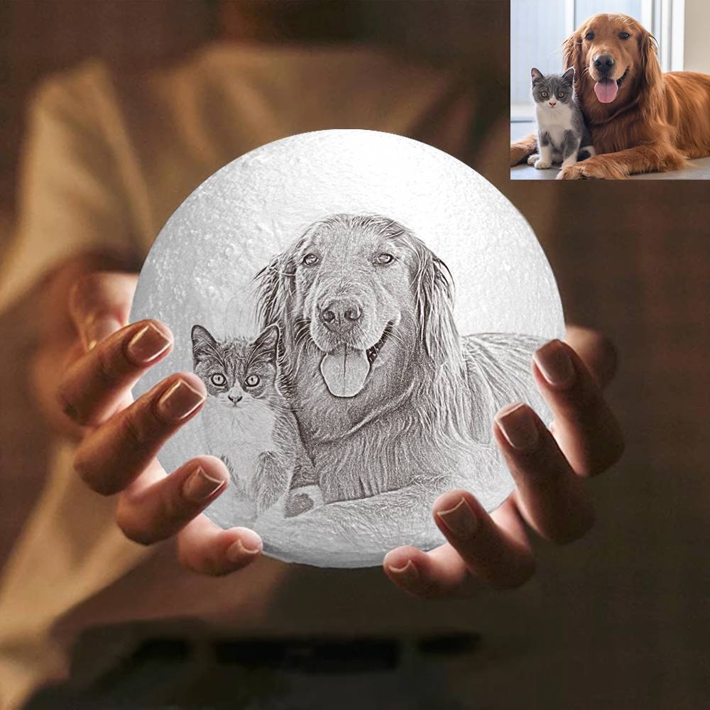 LunaMemoir™ | Gepersonaliseerde 3D maanlamp