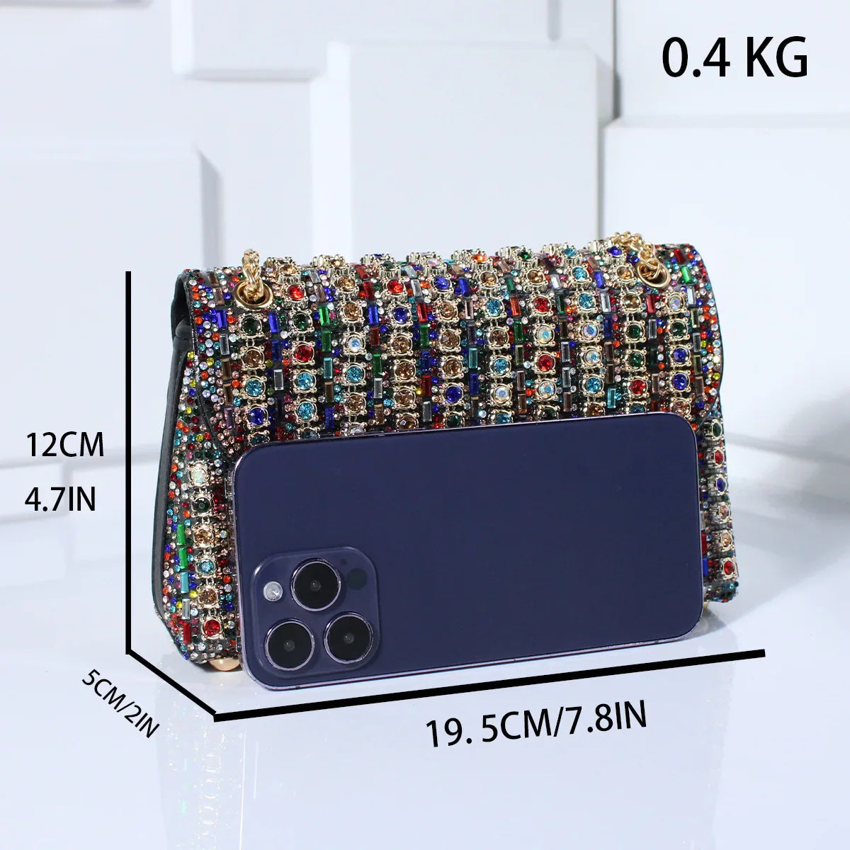 DazzleClutch™ | Avondtas met strass-versiering voor vrouwen