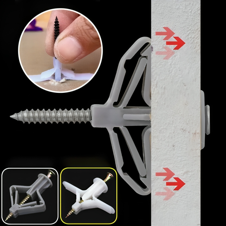 SecureScrew™ | Vliegtuig / Vlinder verlengbuizen & verzonken schroeven