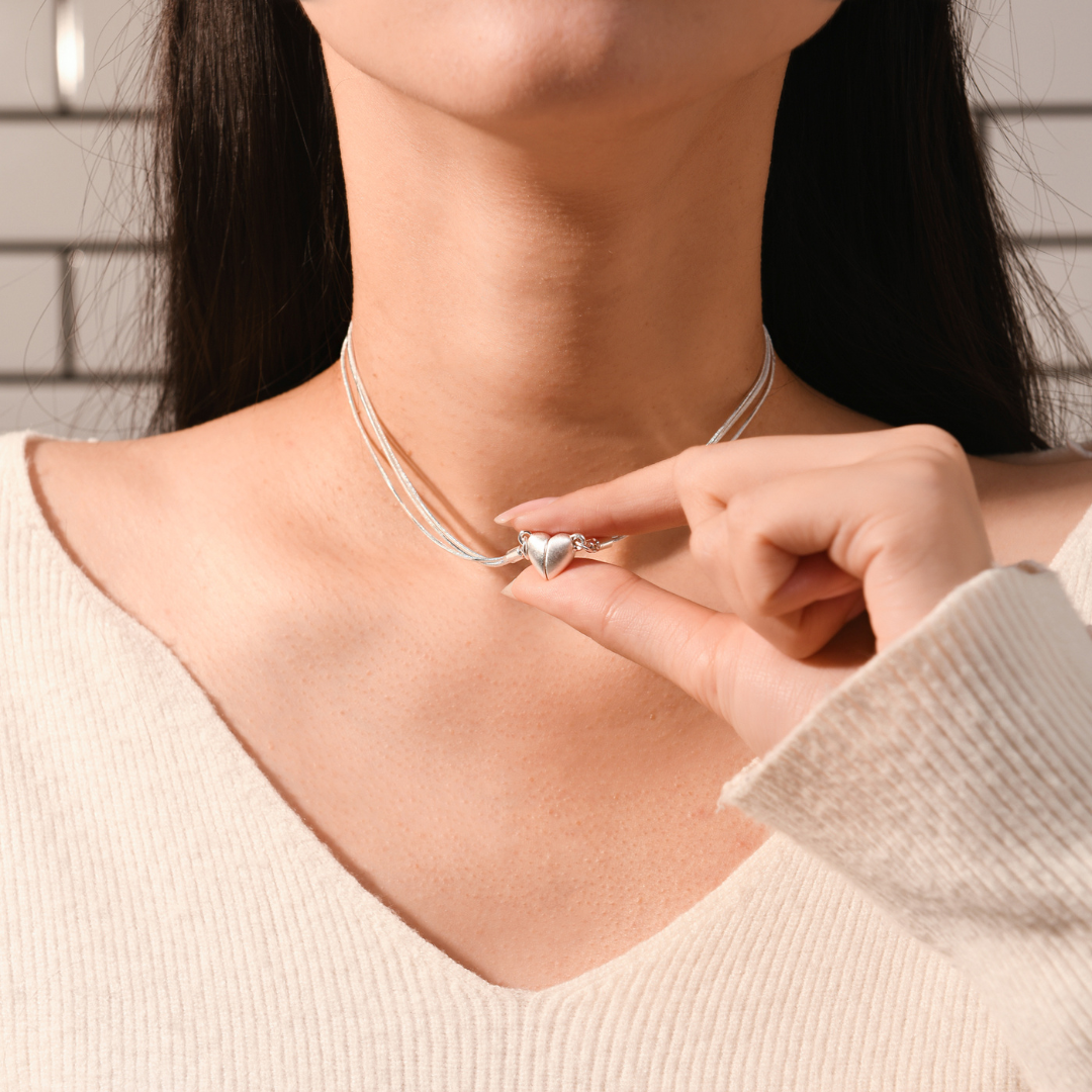 HeartLink⢠| Magnetische hart ketting