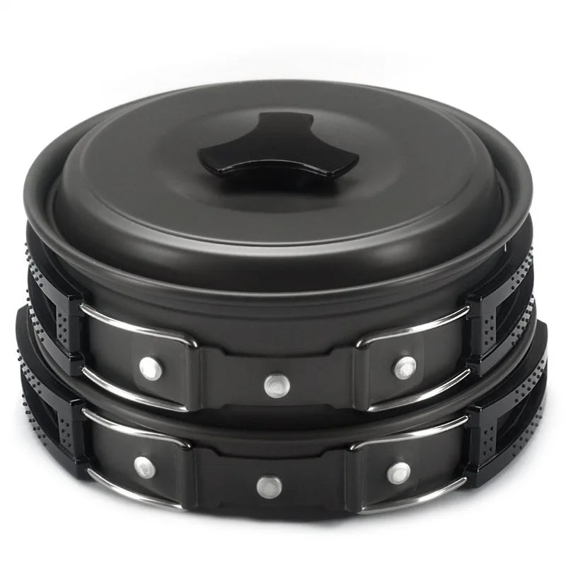 TrekChef⢠| Draagbare camping pannenset