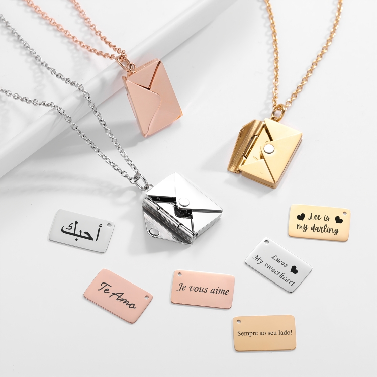 LoveNote⢠| Eeuwige Liefdesbrief Ketting